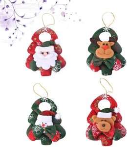 เครื่องประดับต้นคริสต์มาสซานตาคลอสทำจากผ้าไม่ถักทอคุณภาพสูง เป็นมิตรกับสิ่งแวดล้อม สำหรับตกแต่งต้นไม้ในช่วงเทศกาลวันหยุด - Product Image 2