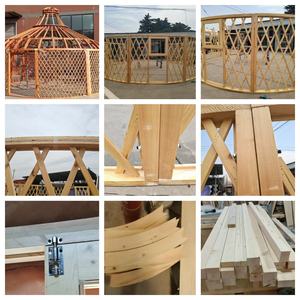 Yourte mongole en PVC de 16 pieds, maison de réunion extérieure étanche avec une bonne isolation, tentes d'hôtels quatre saisons, yoga GER/TENTE - Product Image 2