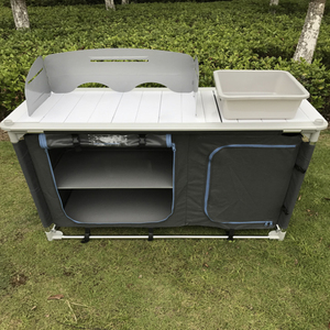 Cucinare all'aperto Campo Da Cucina per il Barbecue Tavolo Pieghevole In Alluminio - Product Image 6