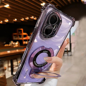 Funda 360 para <span class=keywords><strong>Honor</strong></span> <span class=keywords><strong>X80</strong></span> <span class=keywords><strong>Pro</strong></span> Max °   Soporte Giratorio con Protector de Lente y Funda de TPU Transparente Antiamarilla para <span class=keywords><strong>Honor</strong></span> X9D, <span class=keywords><strong>Honor</strong></span> 600 Lite - Product Image 3