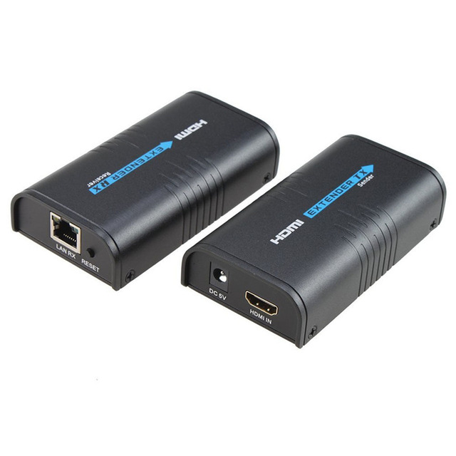 Langqiang LKV373 KVM Network Cable Extender with USB Keyboard and Mouse 2 Ports for Interface 120m Range in Stock