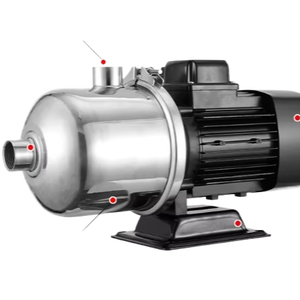 Pompe centrifuge multi-étages horizontale en acier inoxydable pour surpression d'eau industrielle à haute pression pour pipelines du sud - Product Image 1