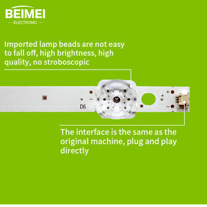 แถบ JL.D65061330-003HS ไฟ LED สำหรับทีวี HZ65A65 6LED 3V 12ชิ้น/เซ็ตสำหรับเปลี่ยนทีวี - Product Image 4