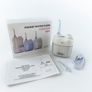 Hydropulseur <span class=keywords><strong>Dentaire</strong></span> Portable OEM - Irrigateur Buccal de Poche Personnalisé Étanche IPX7 et Rechargeable - Product Image 1