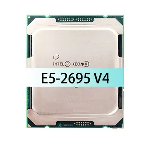 Intel Xeon E5 2695 V4 E5 2695V4 2.1GHz 18コア45M120W 14nm LGA 2011-3サーバーCPUに使用されるプロセッサ
