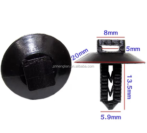Attache-câble en nylon 66 sur mesure avec tête filetée pour la fixation des panneaux et du châssis des moteurs automobiles - Product Image 1