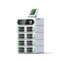 Location de banque de puissance de partage de publicité pour la machine de location de Powerbank partagée par téléphone portable avec casier de charge de téléphone Pax POS