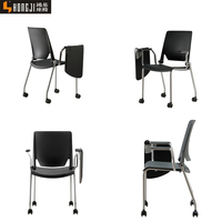 Chaise de formation pliable avec tablette d'écriture intégrée pour l'école, les conférences, les étudiants et le personnel de bureau - Offre Spéciale