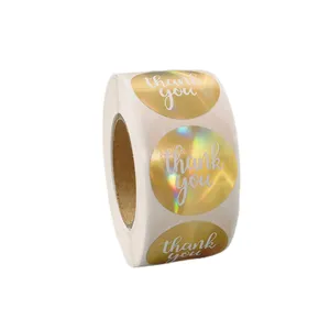 Bedankjes Stickers 25Mm En Kaarten Voor Kleine Bedrijven Holografische Label Kaart 1Inch Voor Huwelijksuitnodigingen/Geschenken Bedankjes