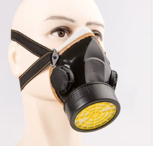 Máscara de Gás Preta, Máscara de Segurança, Filtro para Pintura Spray, Filtro Respiratório de Cartucho Único - Product Image 6