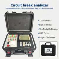 ZWCB-5A Electronic Circuit Breaker Analyzer High Voltage Switchgear Tester SF6/Vacuum/Oil Breakers 12-Channel Timing 1 Year