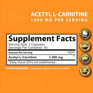 แอลคาร์นิทีนแอลคาร์นิทีนออร์แกนิกบริสุทธิ์2100มก. แคปซูลสำหรับผู้ใหญ่ผงและสารสกัดจากรากไม่ใช่สำหรับหญิงตั้งครรภ์ - Product Image 2