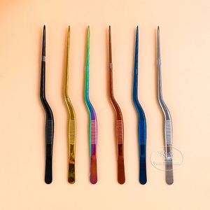 Pince de cuisine multifonctionnelle en acier inoxydable pour barbecue, restaurant, service et glace – Pince de chef - Product Image 1