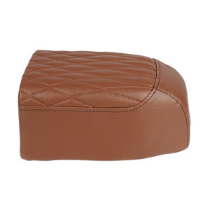 Unimoke Mk/Sw Patrón de diamante Cojín de asiento de bicicleta trasero único Cojín de asiento de bicicleta eléctrica ergonómico marrón - Product Image 3