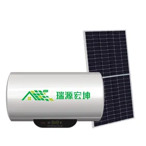 Thermosiphon à panneau plat chromé noir Capteur solaire Chauffe-eau solaire à plaque plate