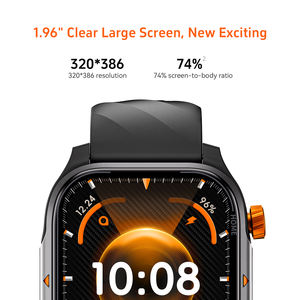 Montre connectée unisexe Starmax 2025 avec assistant vocal IA, écran carré en gel de silice, SDK, étanche IP68, chargement magnétique, réponse aux appels, calendrier - Product Image 4