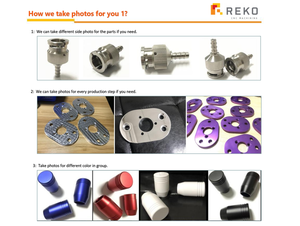 Pièces en aluminium découpées au laser de haute qualité et de haute précision <span class=keywords><strong>REKO</strong></span> non standard de Chine, service d'usinage CNC - Product Image 5