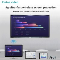 Tablette tout-en-un pour conférence, écran tactile LCD infrarouge, 4K ultra-clair, 5G ultra-rapide, enseignement multimédia, 86 pouces ST-D66A 50000:1
