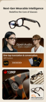 Lunettes Intelligentes Portables Nouvelle Génération SENDER G600Pro avec Caméra HD 13MP 1080P, Traduction IA en Temps Réel, Batterie 290mAh, Monture TR90