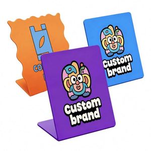 ป้ายอะคริลิคตั้งโต๊ะสำหรับร้านอาหาร โรงแรม พร้อมพิมพ์โลโก้ตามสั่ง - Product Image 1