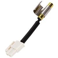 Sensor Suhu Udara Kulkas Termistor Klip Suku Cadang Pendingin Listrik Hitam Terbaik W10383615