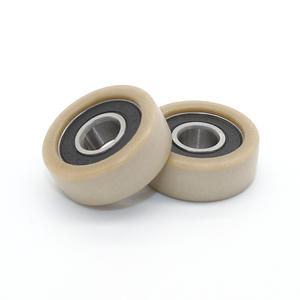 Poulies plates en plastique technique spéciales du fabricant de Dongguan, roulements à rouleaux revêtus de caoutchouc résistant à l'usure - Product Image 4