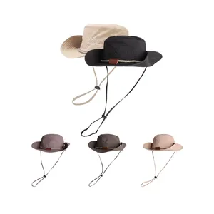 도매 새로운 디자인 남여 공용 사용자 정의 자수 로고 피셔 모자 하이 퀄리티 면 닳은 여러 색상 헐렁한 버킷 캡