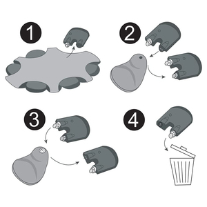 Protecteurs de cire pour aides auditives Filtres à cire de remplacement ProWax Pièges à cire pour aides auditives Oticon <span class=keywords><strong>RITEC</strong></span> RIC - Product Image 4