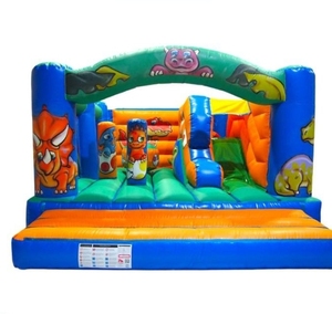 <span class=keywords><strong>Castillo</strong></span> de salto al aire libre con tobogán Casa de rebote comercial niños Casa de rebote tobogán combinado para la venta - Product Image 1