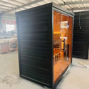 Lusso 2-3 persone casa popolare all'aperto Sauna elettrica regolare Sauna pronta consegna 4 persona Sauna esterna con doccia - Product Image 6