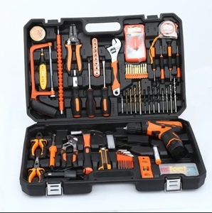 Juego de Herramientas para el Hogar, Juego de Herramientas para Electricista, Carpintería y Reparaciones, Caja de Herramientas, Juego de Herramientas Manuales Combinadas, 170 Herramientas Eléctricas - Product Image 1