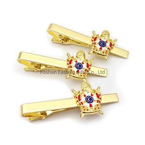 定制拆卸标志男士领带夹袖扣中国制造商菲律宾男士领带夹 - Product Image 3