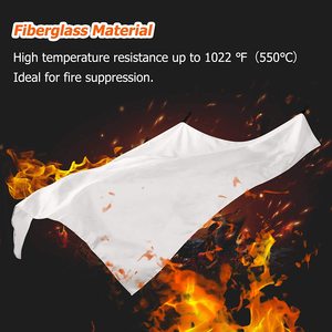 40 "x 40" en1896 chống cháy sợi thủy tinh khẩn cấp cháy đàn áp chăn cho nhà bếp và nhà - Product Image 6
