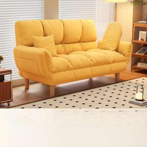 Ensemble de canapé sectionnel inclinable moderne et <span class=keywords><strong>simple</strong></span>, <span class=keywords><strong>lit</strong></span> <span class=keywords><strong>simple</strong></span> pliable avec tissu doux Tatami pour appartement, salon, chambre à coucher - Product Image 1