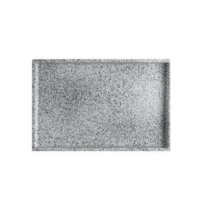 Plateau de service en céramique, assiette en céramique <span class=keywords><strong>granit</strong></span> de Style européen, flocons de neige, motif glaçage gris dîner assiette à salade, plateau de rangement pour les hôtels 1 pièce - Product Image 6