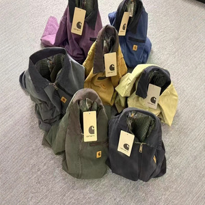 سترة عمل رجالية أمريكية جديدة لعام 2025 من كارهارت J97 ديترويت، معطف شتوي ثقيل الوزن مغسول 100% قطن - Product Image 1