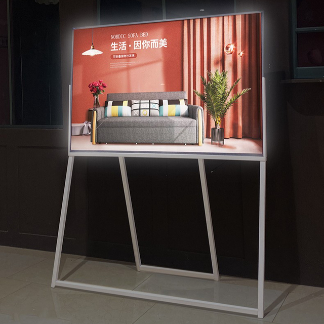 Customized Super Slim Led Board Display Stand Advertising Light Box Picture Photo Frame Led Snap Frame Led Poster Frame