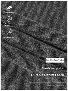 2025 <span class=keywords><strong>NASA</strong></span> uomo stile americano giacca di marca Trendy giallo fango in Denim anteriore fatto a mano ampio disegno lavato per la primavera autunno - Product Image 4