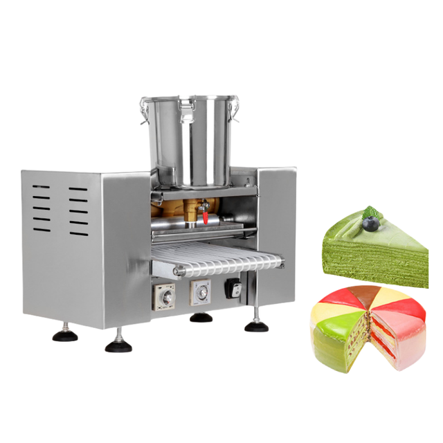 Automatic Mille Crepe Layer Cake Machine Automatic Pancake Turning 300-500 Sheets/h Cake Making Machine