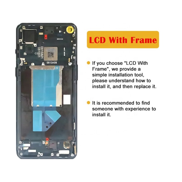 Factory Supply LCD TFT Touch Screen Digitizer Assembly Replacement Mobile Display Repair Spare Parts for OnPlus 9RT 5G MT2110