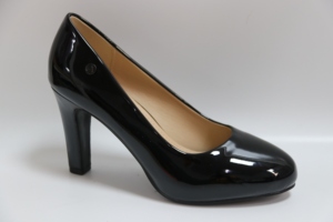 Zapatos <span class=keywords><strong>de</strong></span> Trabajo Profesionales para Mujer, Negros, Punta Redonda, Tacones Altos, Etiqueta <span class=keywords><strong>de</strong></span> <span class=keywords><strong>Azafata</strong></span>, Zapatos <span class=keywords><strong>de</strong></span> Cuero Formales para Viajar - Product Image 5
