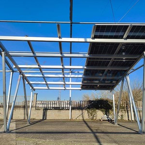 Panel solar preensamblado Carport 10KW to1MW Capacidad Fácil instalación con soporte OEM - Product Image 2