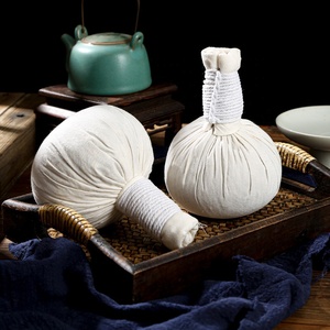 Palla per Massaggio alle Erbe Thailandesi per Spa, Sfera Naturale all'Assenzio per Massaggio Aromatico, Allevia la Fatica - Product Image 3