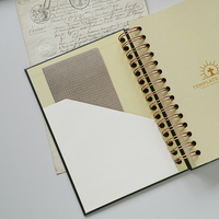 Agenda spirale A5 personnalisé avec logo, couverture rigide, journal de prière chrétien, carnet de versets bibliques quotidiens avec onglets