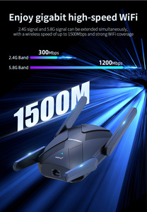 1500Mbps Không Dây Wifi <span class=keywords><strong>Repeater</strong></span> 5G Wifi <span class=keywords><strong>Repeater</strong></span> Truyền Thông Khuếch Đại Tín Hiệu 2.4Ghz 5G AP Router Wifi Extender Booster - Product Image 5