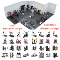 Paket Peralatan Gym Mikro, Set Gym Studio Rumahan Kompak, Sumber Perlengkapan Studio Pelatihan Pribadi, Paket Kebugaran Fungsional Profesional