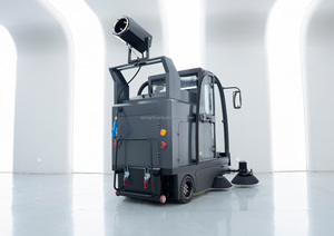 Nuovo Design Spazzatrice Elettrica Semovente per la Pulizia di Strade e Aree Pubbliche, Macchina Spazzatrice Stradale 180L per la Raccolta della Polvere - Product Image 2