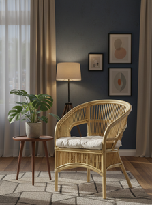 Fabiano Rattan <b>Chair</b> Indonesia Modern Stylish Comfortable <b>Outdoor</b> Furniture Handcrafted Durable Premium Quality Hotel Apartment - Product Image 2