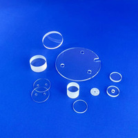 Plaque de verre de quartz de haute pureté, fenêtre transparente en silice fondue, sur mesure pour four à haute température, service de soudage