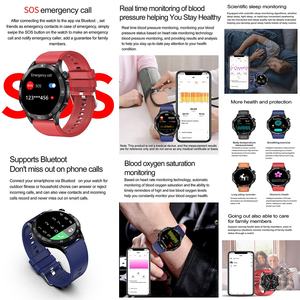 Cuidado DE LA SALUD DE LUJO Osram CPU ET381 Smartwatch Fitness Sleep Track ECG AI Diagnóstico Monitoreo de la salud de la sangre Reloj inteligente ET381 - Product Image 4